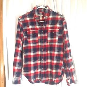 Red and Blue Flannel Shirt